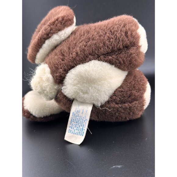 Kids of America Vtg Plush Stuffed Animal Bunny Rabbit Easter Carrot Feet 80s 7” - Picture 12 of 13